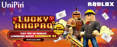 Bawa Keberuntunganmu dengan Dapatkan 3X Lucky Angpao saat Top Up Roblox di UniPin